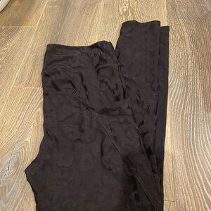 Twenty Montreal Black Textured Leggings